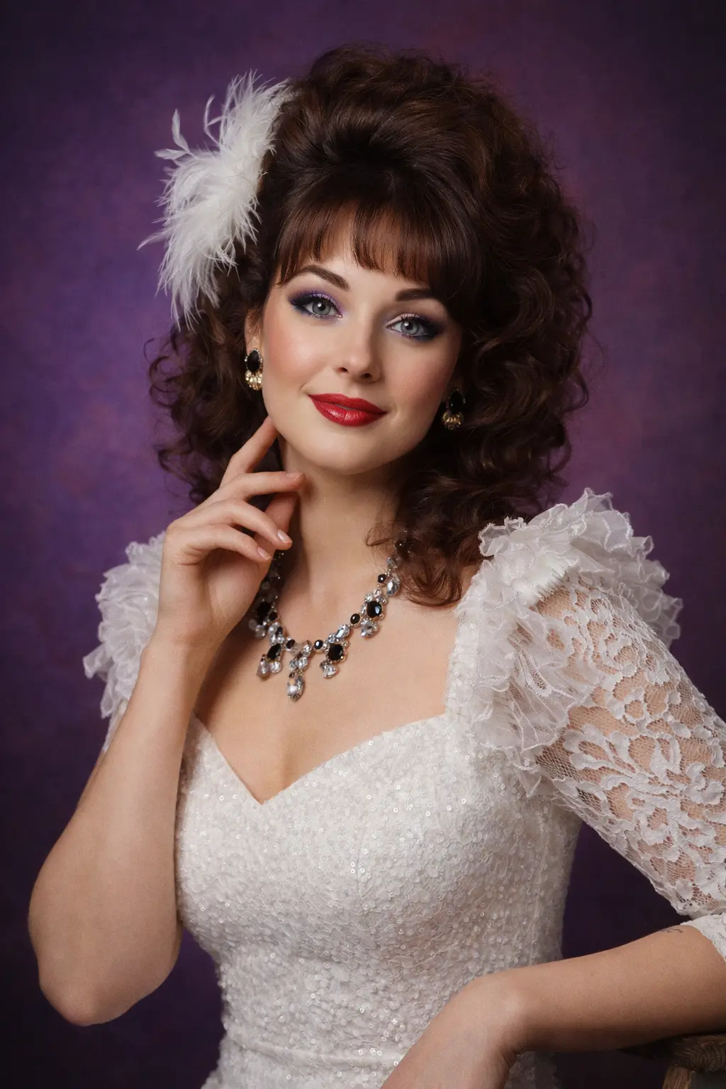 Crafted beauty portrait